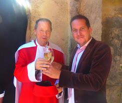 At the Jurade of Saint-Emilion, with Jean-Luc Thunevin